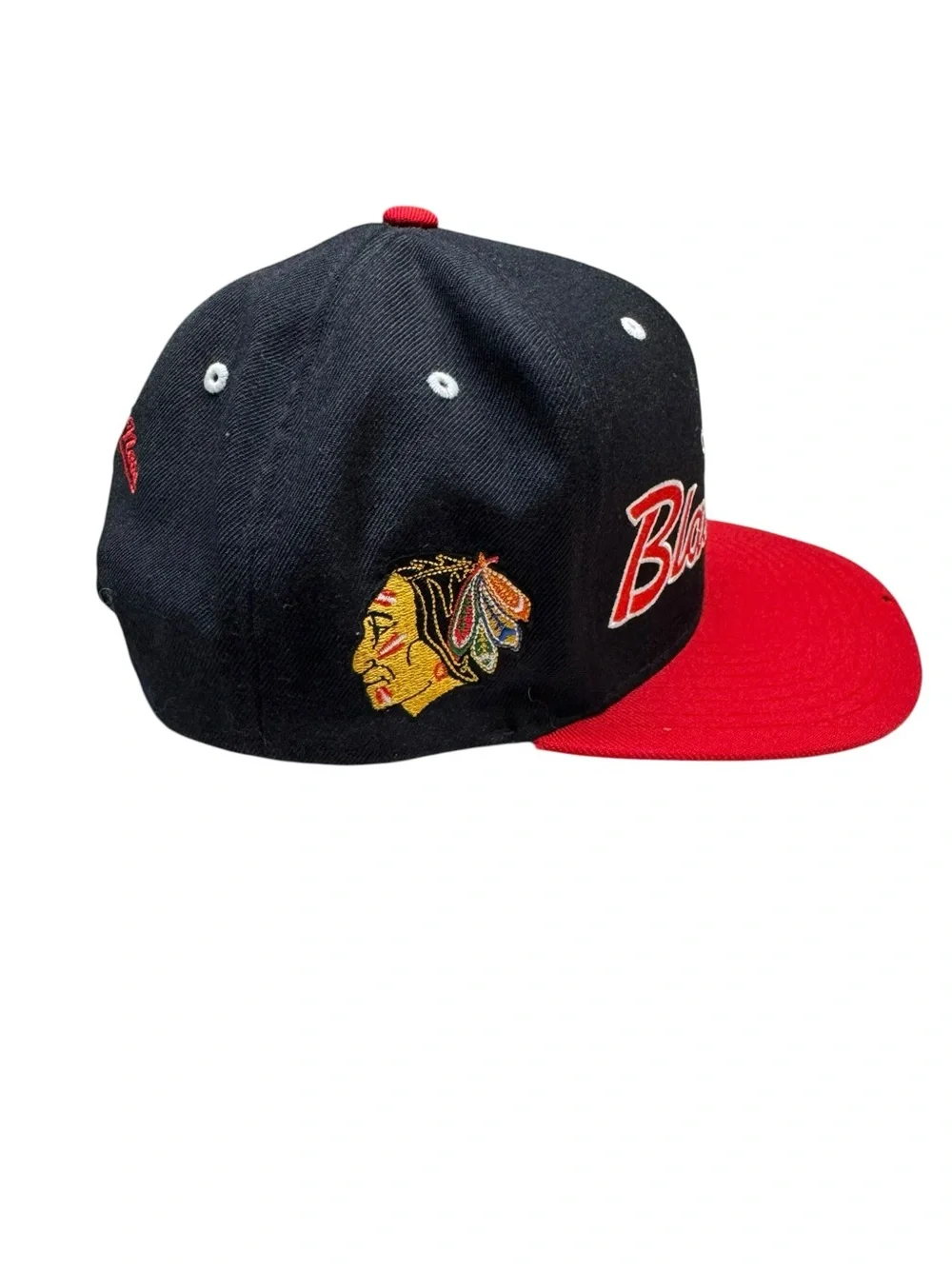 Chicago Blackhawks NHL Snapback Wool Hat Mitchell & Ness Vintage Hockey